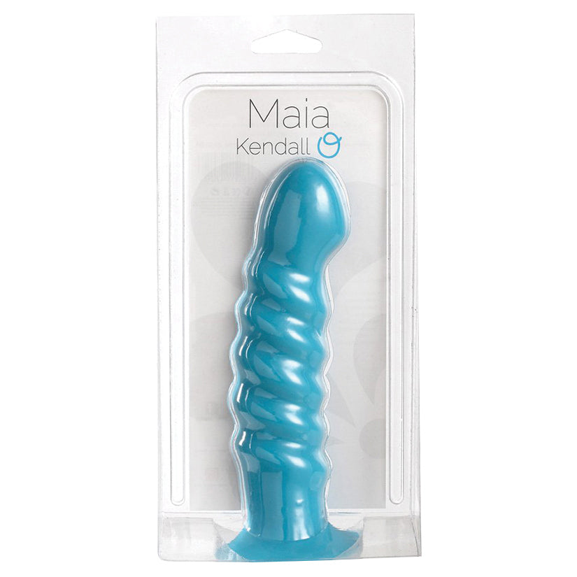 Maia Kendall Silicone Swirl Dong-Neon Blue 8