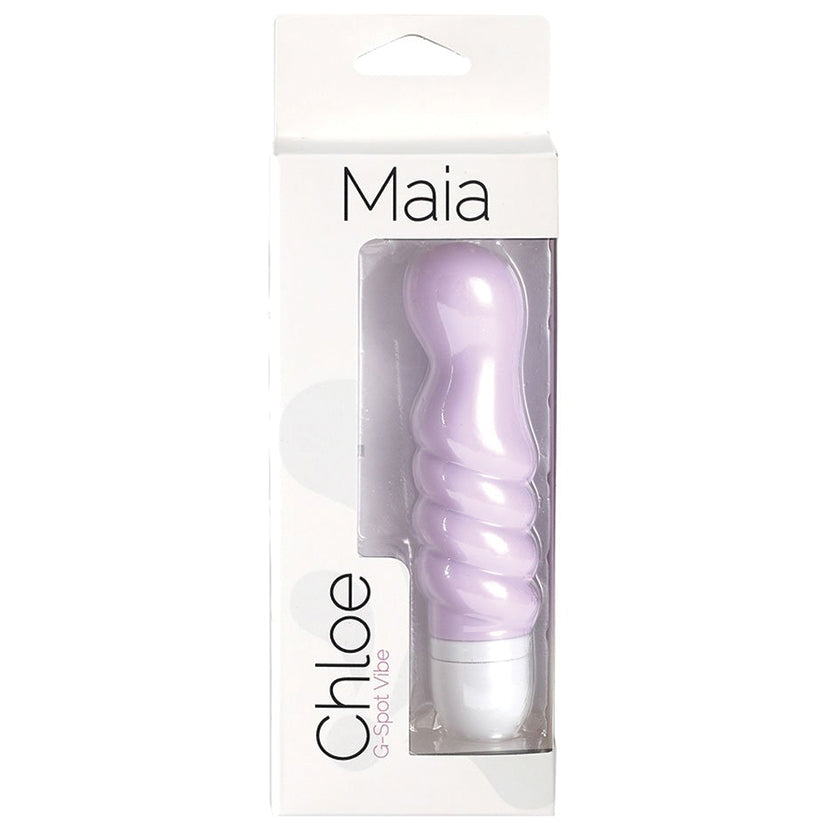 Maia Chloe Twisty Silicone G-Spot Vibe-Lavender 5