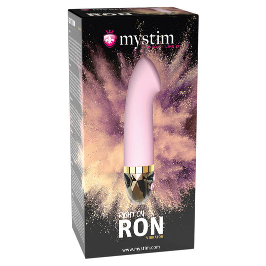 Mystim Right on Ron Vibrator-Rose