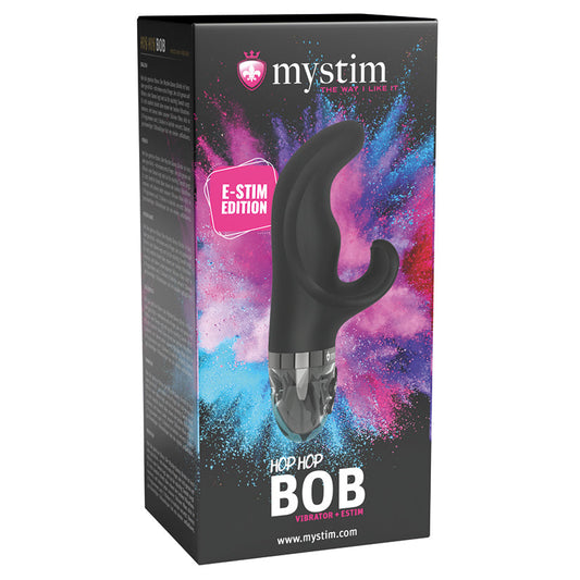 Mystim Hop Hop Bob Estim Vibrator-Black