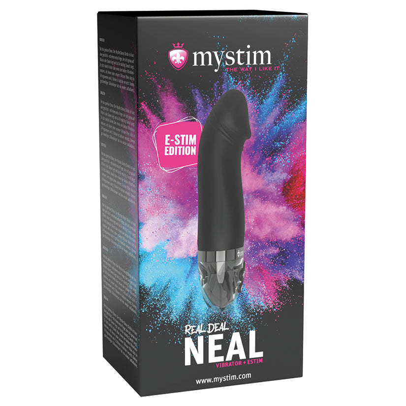 Mystim Real Deal Neal Estim Vibrator-Black