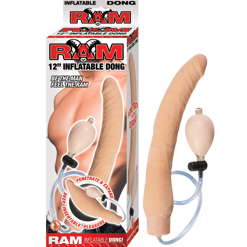 Ram 12" Inflatable Dong-Flesh