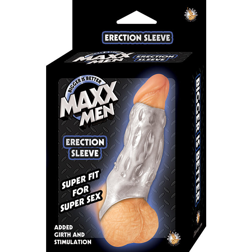 Maxx Men Erection Sleeve-Clear