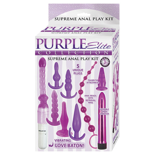 Purple Elite Collection Supreme Anal Play Kit-Purple