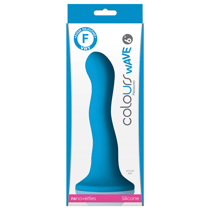 Colours Wave Dildo-Blue 6