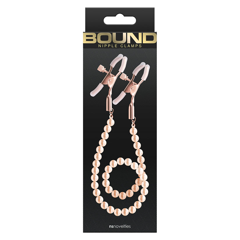 Bound Nipple Clamps DC1-Rose Gold