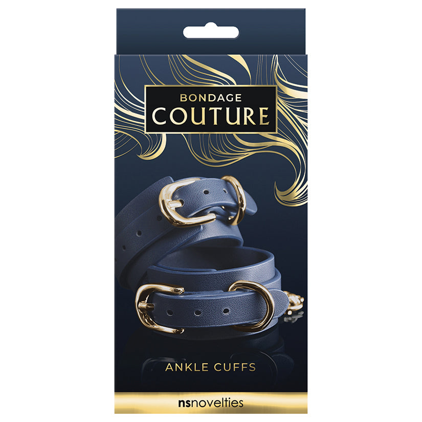 Bondage Couture Ankle Cuff-Blue