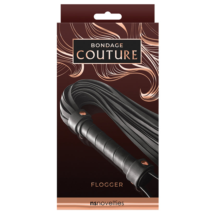 Bondage Couture Flogger-Black