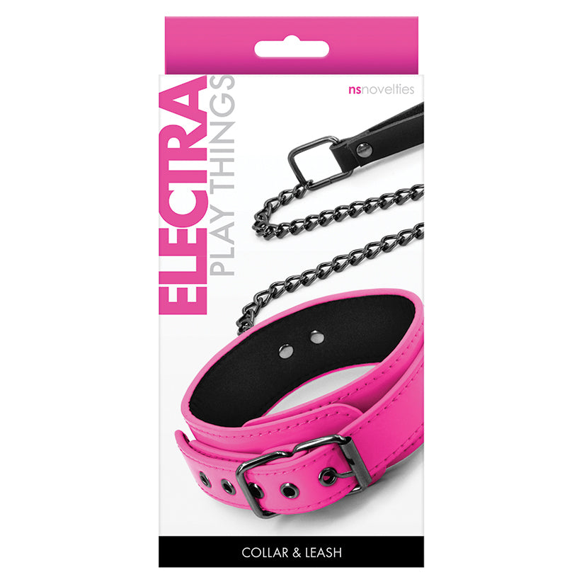 Electra Collar and Leash-Pink