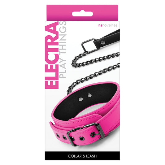 Electra Collar and Leash-Pink