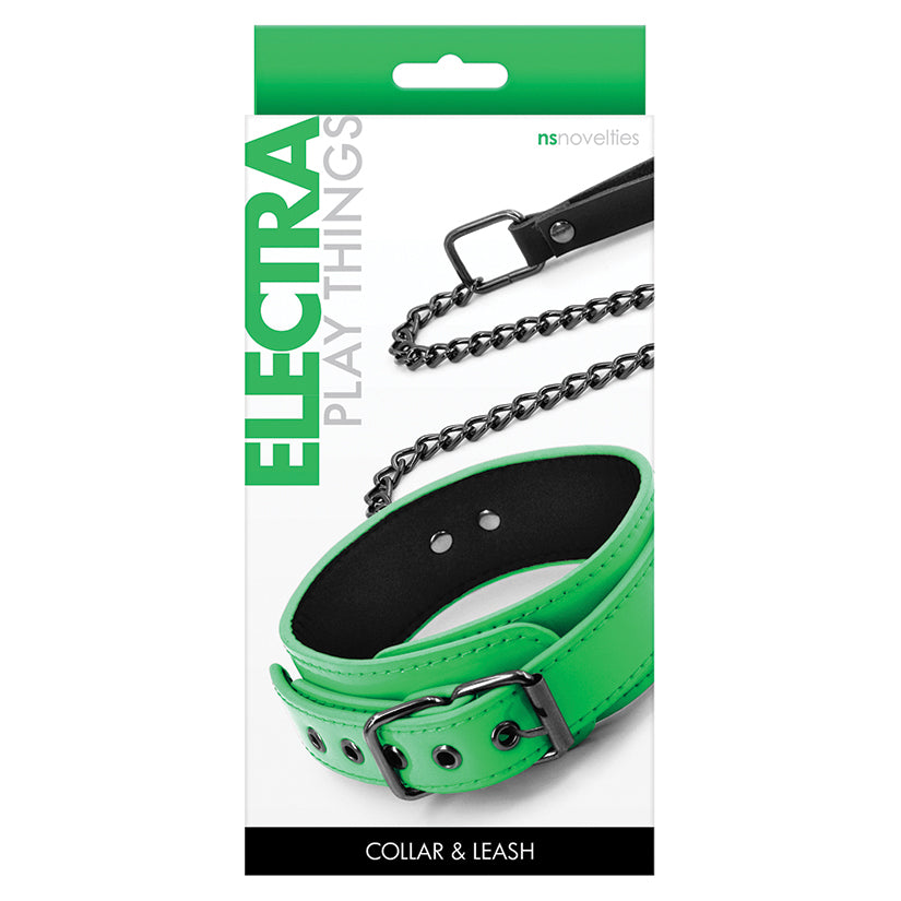 Electra Collar and Leash-Green