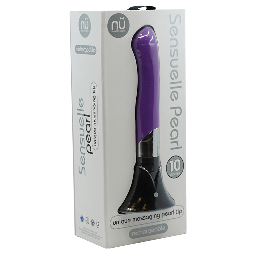 Sensuelle Pearl Rechargeable Vibrator-Purple