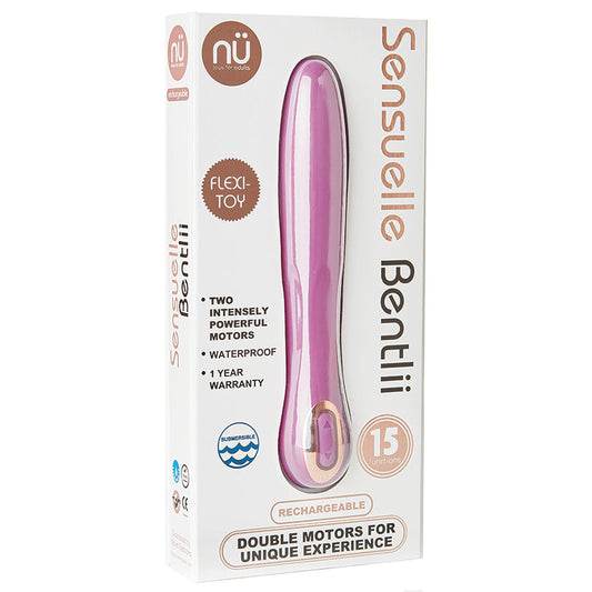 Sensuelle Bentlii 15 Function Double Motor Vibe-Purple