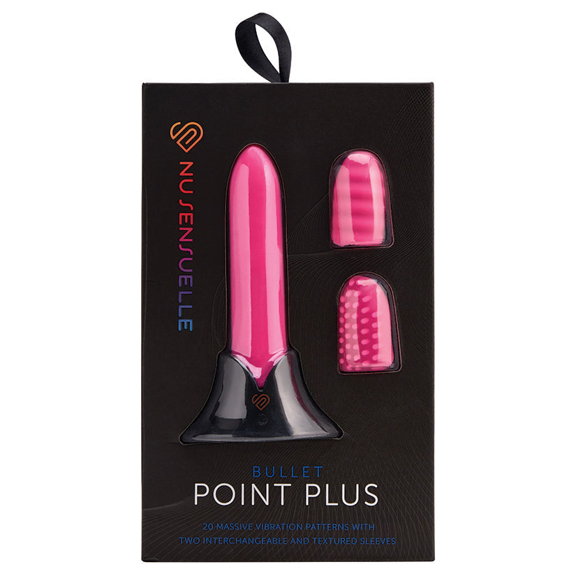 Sensuelle Point Plus 20 Function Bullet & Sleeves-Pink