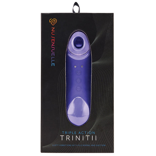 Sensuelle Trinitii 3-in-1 Suction Tongue-Ultra Violet