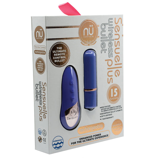 Sensuelle Wireless Bullet Plus with Remote Control-Violet