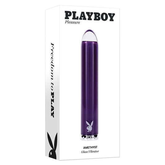 Playboy Amethyst Glass Vibrator