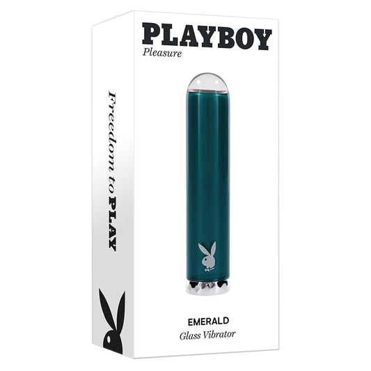 Playboy Emerald Glass Vibrator