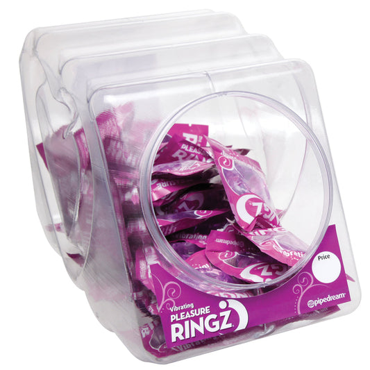 Vibrating Pleasure Ringz Bowl of 36