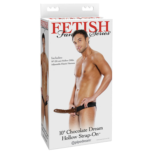 Fetish Fantasy Chocolate Dream Hollow Strap-On 10