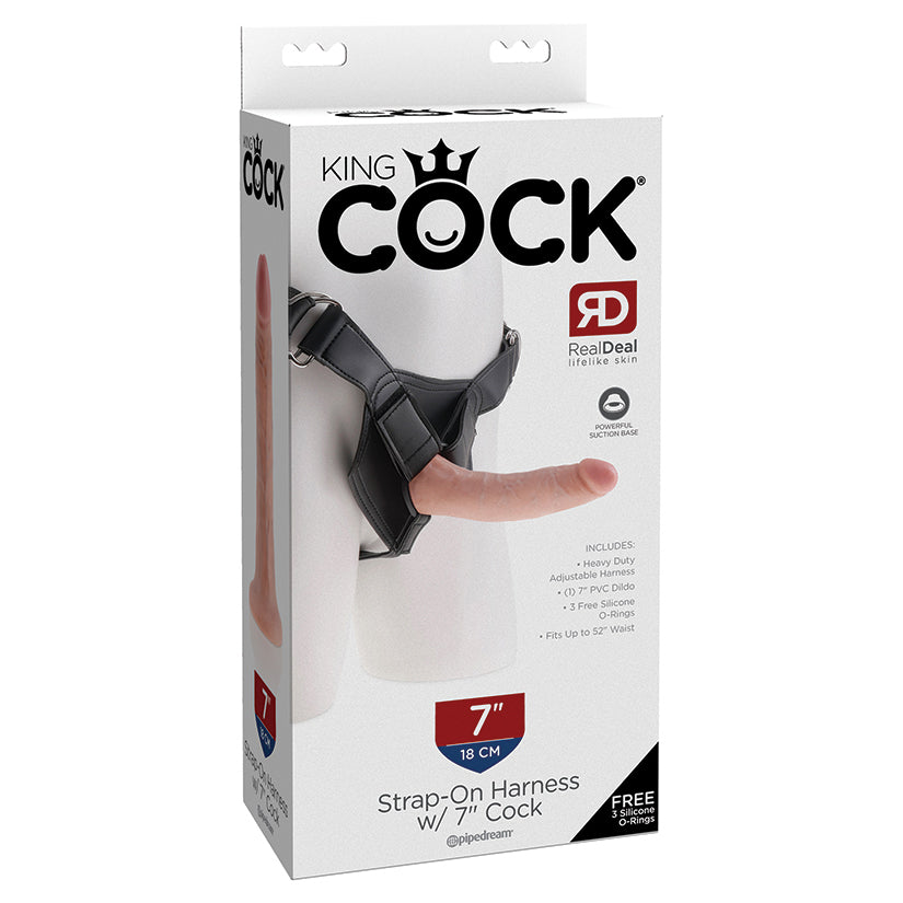 King Cock Strap-on Harness With Cock-Light 7