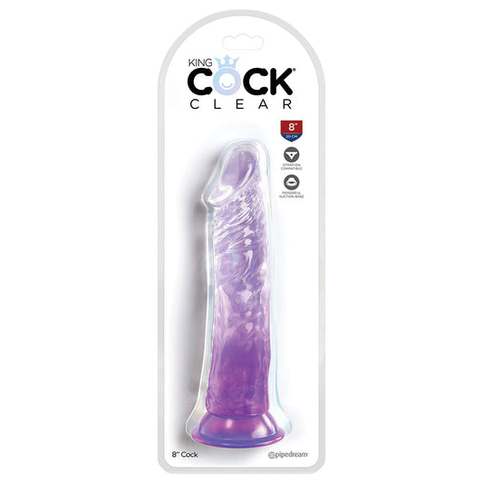 King Cock Clear Cock-Purple 8