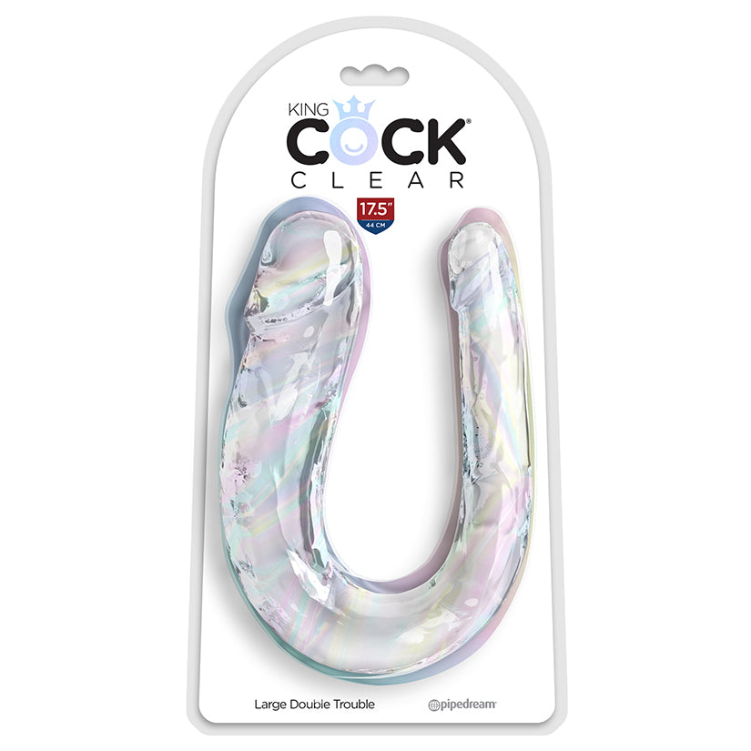 King Cock Clear Double Trouble-Large