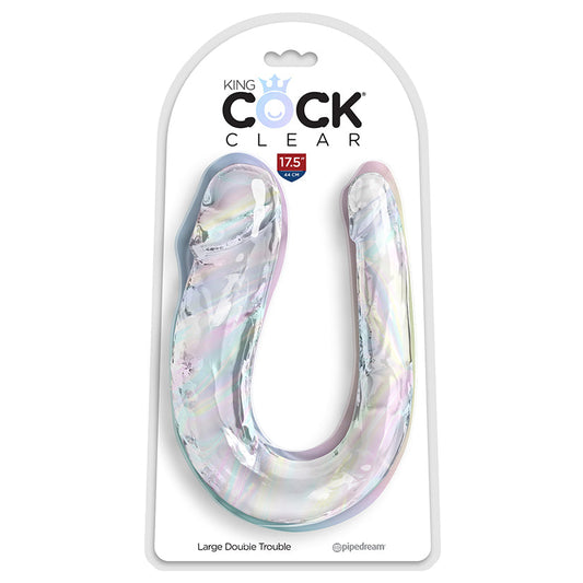 King Cock Clear Double Trouble-Large