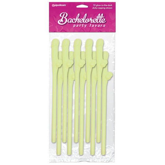 Bachelorette Party Dicky Sipping Straws-G.I.T.D. 10pk