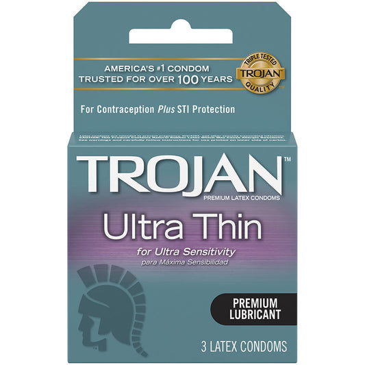 Trojan Ultra Thin Condoms (3 Pack)