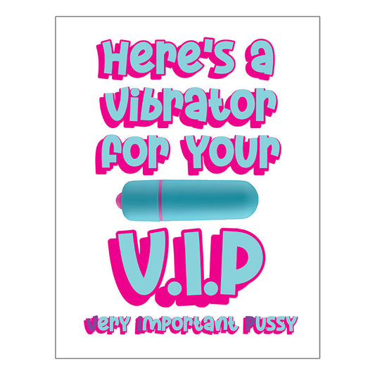 Naughty Vibes Greeting Card-VIP