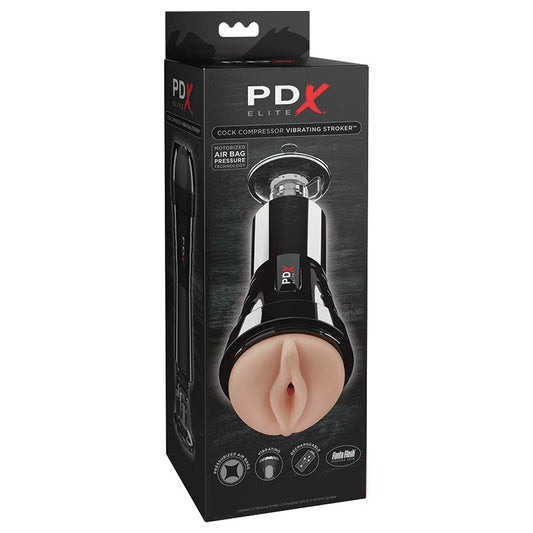 PDX Elite Cock Compressor Vibrating Stroker