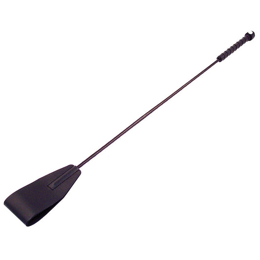 Rouge Group Leather Riding Crop-Black