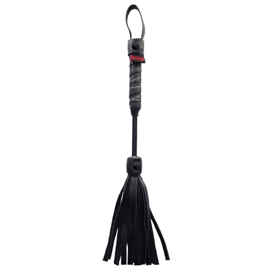 Rouge Group Leather Mini Flogger-Black