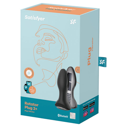 Satisfyer Rotator Plug 2+ Black