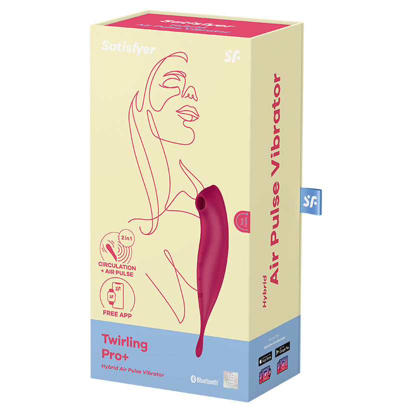 Satisfyer Twirling Pro+-Dark Red