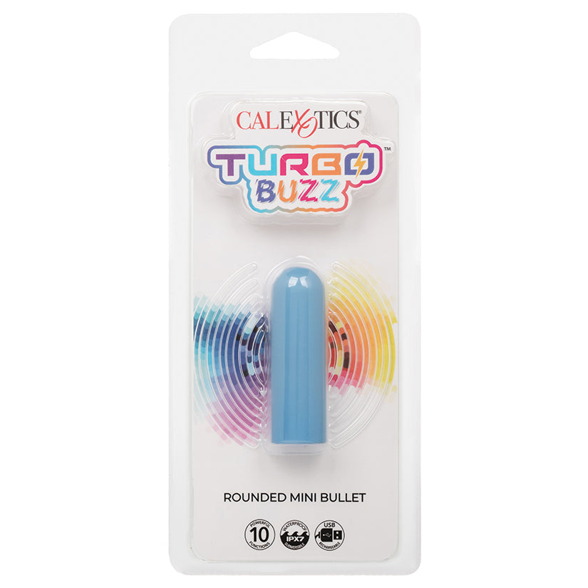 Turbo Buzz Rounded Mini Bullet-Blue