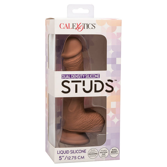 Dual Density Silicone Studs-Brown 5