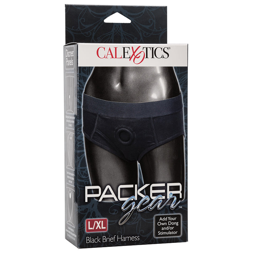 Packer Gear Brief Harness-Black L/XL