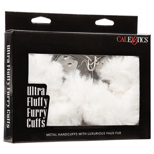 Ultra Fluffy Furry Cuffs-White