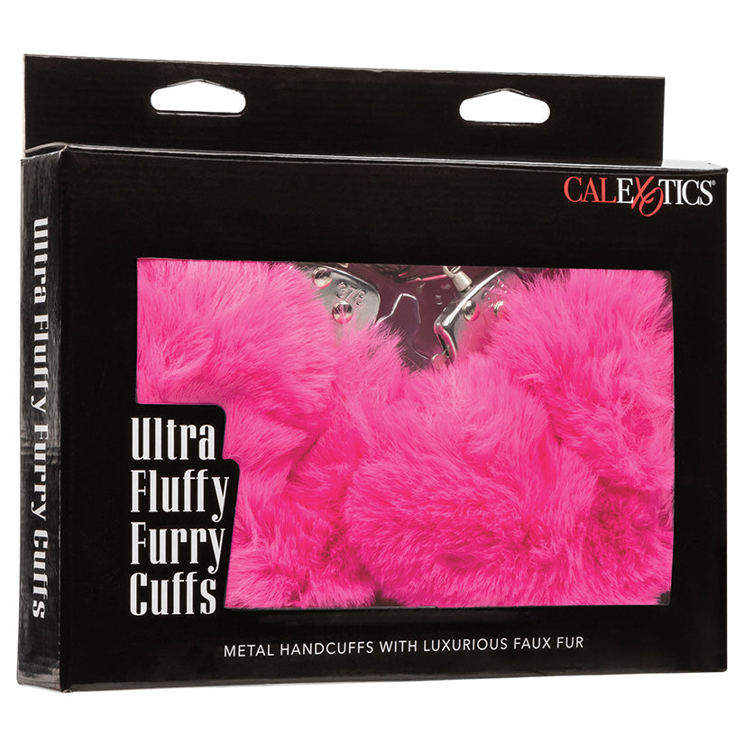 Ultra Fluffy Furry Cuffs-Pink