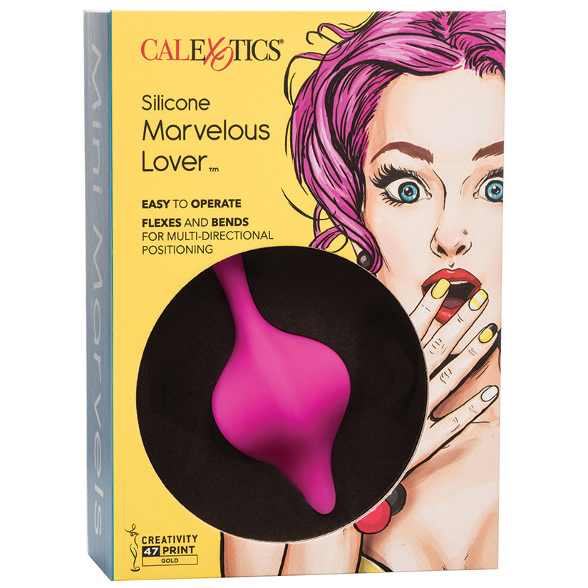 Mini Marvels Silicone Marvelous Lover-Pink