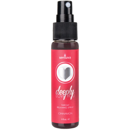 Sensuva Deeply Love You Throat Relaxing Spray-Cinnamon 1oz