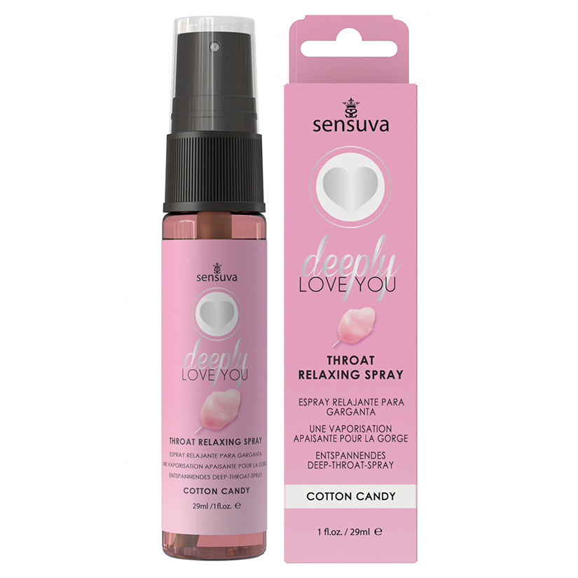 Sensuva Deeply Love You Throat Relaxing Spray-Cotton Candy 1oz