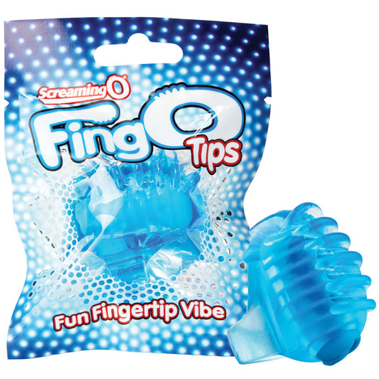 Screaming O FingO Tips-Blue