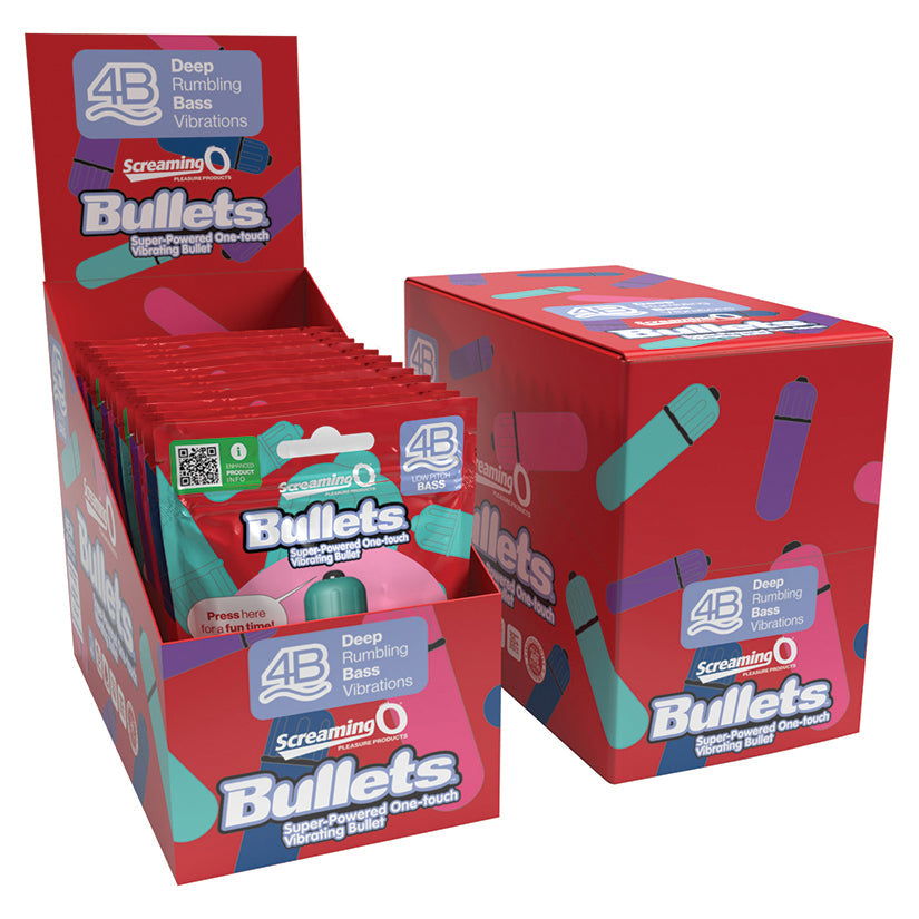 Screaming O 4B Bullet POP Display box of 12