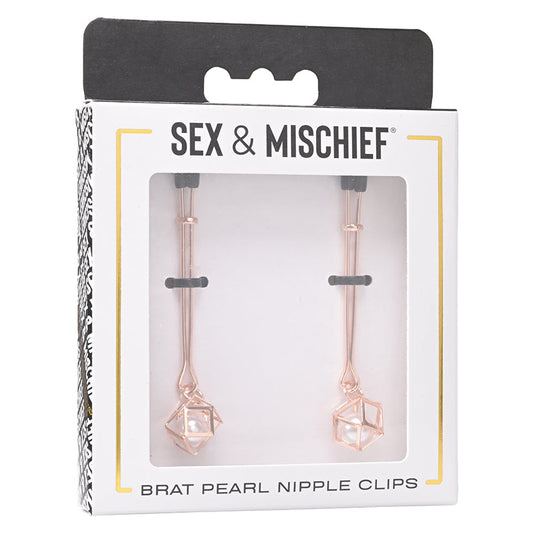 S&M Brat Pearl Nipple Clips