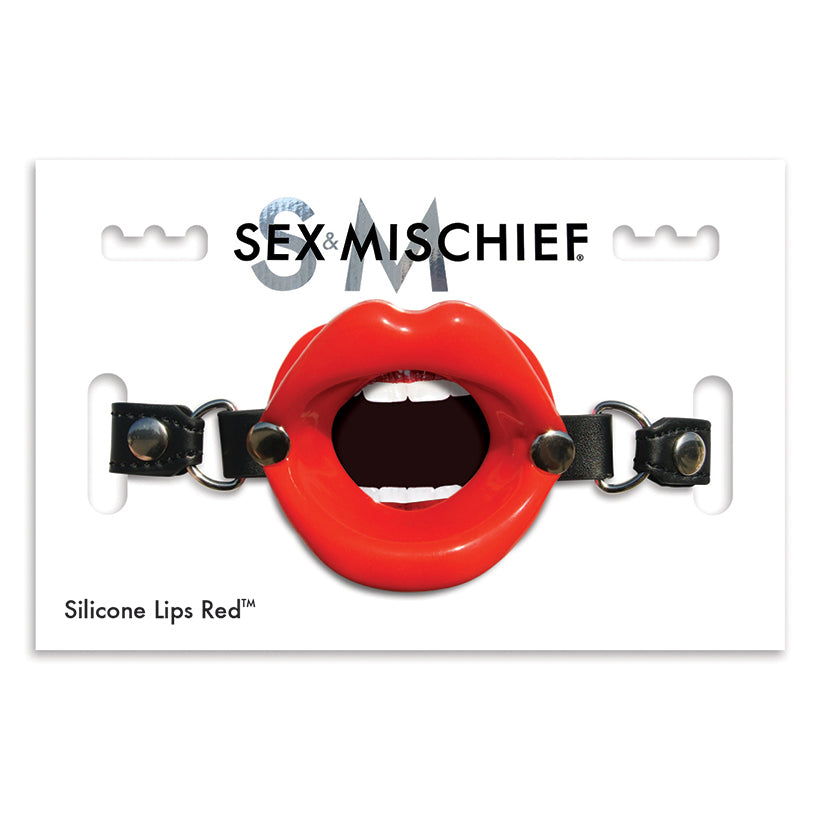 S&M Silicone Lips-Red