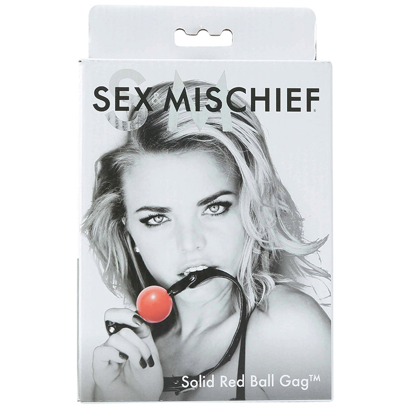 S&M Solid Red Ball Gag