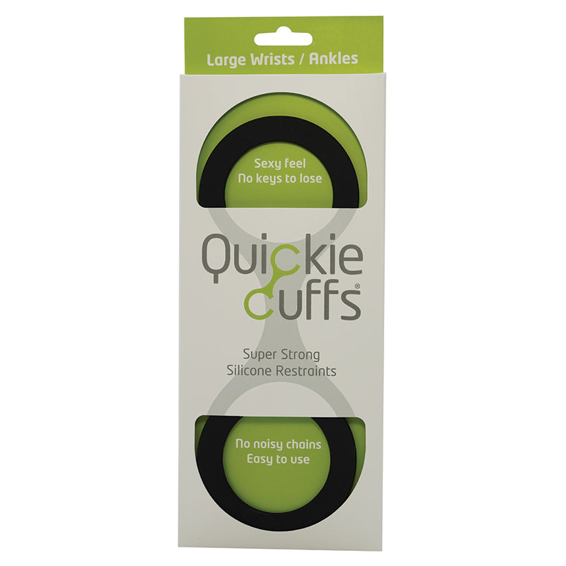 Quickie Cuffs Large-Black